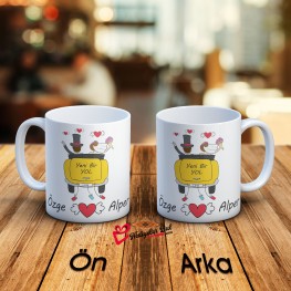 Özel Tasarım Araba Figürlü Kupa